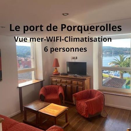 Ile De Porquerolles : T3 Climatise Vue Mer Esterno foto
